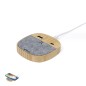 Emerson - Drahtlos 15W. 1 USB und 1 Typ C Ausgänge | Filz RPET/ Bambus Emerson - Drahtlos 15W. 1 USB und 1 Typ C Ausgänge | Filz RPET/ Bambus
