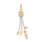 Braxton - Anschluss Micro USB, Typ C und Lightning 5V DC 2.4A | Filz RPET/ Bambus Braxton - Anschluss Micro USB, Typ C und Lightning 5V DC 2.4A | Filz RPET/ Bambus