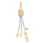 Braxton - Anschluss Micro USB, Typ C und Lightning 5V DC 2.4A | Filz RPET/ Bambus Braxton - Anschluss Micro USB, Typ C und Lightning 5V DC 2.4A | Filz RPET/ Bambus