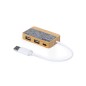 Barney - 1 Typ C Hub. 2 Hubs USB 2.0 | Filz RPET/ Bambus Barney - 1 Typ C Hub. 2 Hubs USB 2.0 | Filz RPET/ Bambus
