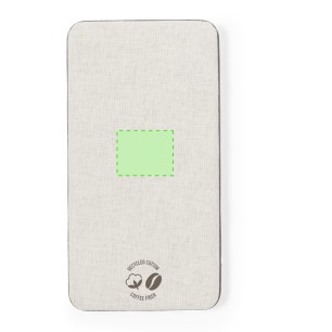 Mayer - 5000 mAh. 2 USB und 1 Typ C Ausgänge. Micro USB und Typ C Eingang | Kaffeefaser/ ABS/ Reclycling Baumwolle