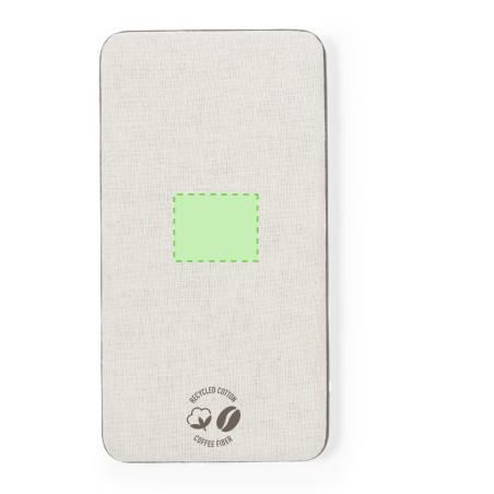 Mayer - 5000 mAh. 2 USB und 1 Typ C Ausgänge. Micro USB und Typ C Eingang | Kaffeefaser/ ABS/ Reclycling Baumwolle
