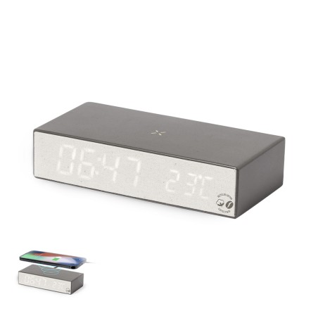 Barret - Drahtlos Ladegerät 10W. Einstellbare Lichtintensität. USB Ans