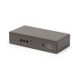 Barret - Drahtlos Ladegerät 10W. Einstellbare Lichtintensität. USB Anschluss | Kaffeefaser/ ABS/ Reclycling Baumwolle
