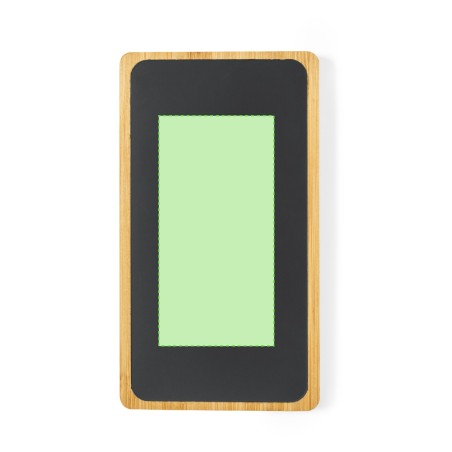 Koby - Led Lichter. 5000 mAh. USB Ausgang. Typ C Ausgänge und Eingang | Bambus