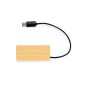 Ginger - Led Lichter. 1 Typ C Hub. 2 Hubs USB 2.0 | Bambus Ginger - Led Lichter. 1 Typ C Hub. 2 Hubs USB 2.0 | Bambus