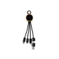 Lawrence - Led Lichter. Anschluss Micro USB, Typ C und Lightning 5V DC 2.4A | Bambus Lawrence - Led Lichter. Anschluss Micro USB, Typ C und Lightning 5V DC 2.4A | Bambus
