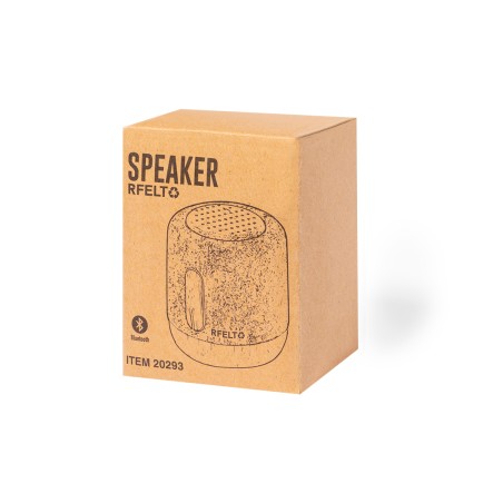 Boitok - Bluetooth Anschluss. Schallleistung 3W. Batterie 300 mAh | Filz RPET/ Bambus