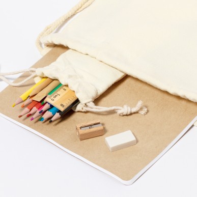Cindris - 18 Pièces. Bloc 50 Feuilles. Étui Coton