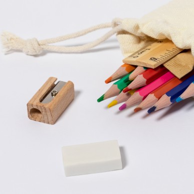 Cindris - 18 Pièces. Bloc 50 Feuilles. Étui Coton