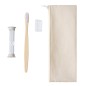 Lowchen - Brosse à Dents Bambou. Sablier Paille de Blé/ ABS, 2 Minutes. Étui Coton Lowchen - Brosse à Dents Bambou. Sablier Paille de Blé/ ABS, 2 Minutes. Étui Coton