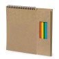 Mertens - 8 Stifte. 24 Blätter Notizblock | Reclycling Pappe Mertens - 8 Stifte. 24 Blätter Notizblock | Reclycling Pappe