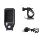 Kups - 1 Led. Charge Solaire. 3 Modes de Lumière, Fixe et Clignotante. Batterie 1200 mAh