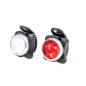 Remko - 2 Pièces. 3 Leds. 4 Modes de Lumière, Fixe et Clignotante. Batterie 650 mAh