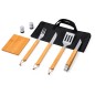 Estrol - 7 Teile. Polyester Etui | Rostfreier Stahl/ Bambus Estrol - 7 Teile. Polyester Etui | Rostfreier Stahl/ Bambus