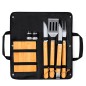 Estrol - 7 Teile. Polyester Etui | Rostfreier Stahl/ Bambus Estrol - 7 Teile. Polyester Etui | Rostfreier Stahl/ Bambus