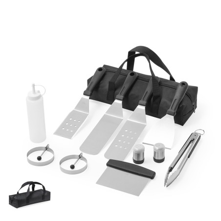 Raiken - 11 Accessoires. Étui Polyester | Acier Inox