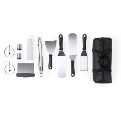 Raiken - 11 Accessoires. Étui Polyester | Acier Inox