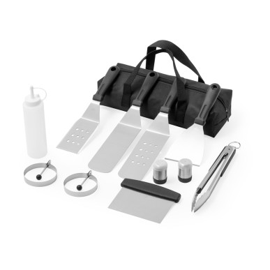 Raiken - 11 Accessoires. Étui Polyester | Acier Inox