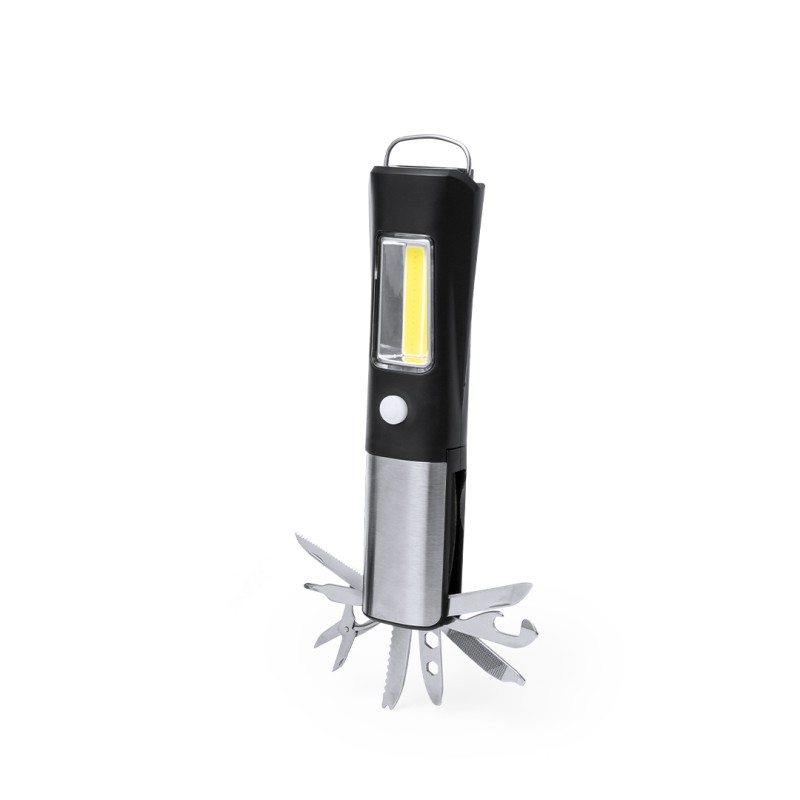 Layla - 1 Led. 19 Lumières COB. 2 Modes de Lumière, Fixe et Clignotante. 13 Fonctions. Magnétique. 3 Piles AAA Non Incluses Layla - 1 Led. 19 Lumières COB. 2 Modes de Lumière, Fixe et Clignotante. 13 Fonctions. Magnétique. 3 Piles AAA Non Incluses