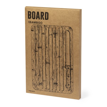 Myoria - Couteau Acier Inox/ Bambou Incluse | Bambou