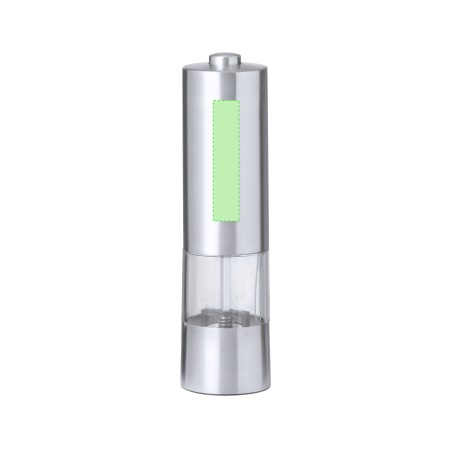 Cinder - 1 Led. Meuleuse Réglable. 4 Piles AAA Non Incluses | Acier Inox