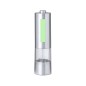 Cinder - 1 Led. Meuleuse Réglable. 4 Piles AAA Non Incluses | Acier Inox