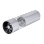 Cinder - 1 Led. Meuleuse Réglable. 4 Piles AAA Non Incluses | Acier Inox