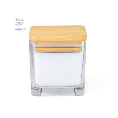 Safron - Vanille Aroma | Glas/ Bambus