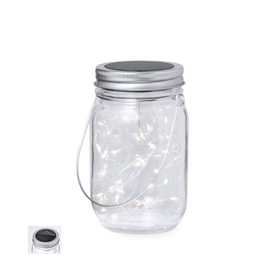 Rodina - 20 Leds. Solarladung. Batterie 300 mAh | Glas