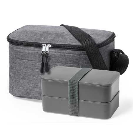 Glaxia - Lunch Box PP Reclycling, 2 Abteilungen 700 ml Inklusive | Pol
