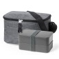 Glaxia - Lunch Box PP Reclycling, 2 Abteilungen 700 ml Inklusive | Polyester 600D RPET/ Aluminium Glaxia - Lunch Box PP Reclycling, 2 Abteilungen 700 ml Inklusive | Polyester 600D RPET/ Aluminium
