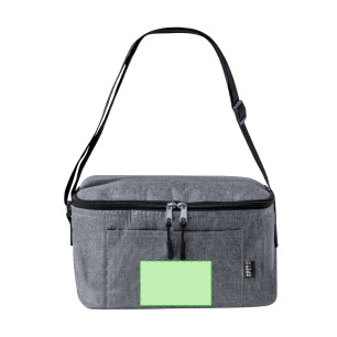 Glaxia - Lunch Box PP Reclycling, 2 Abteilungen 700 ml Inklusive | Polyester 600D RPET/ Aluminium
