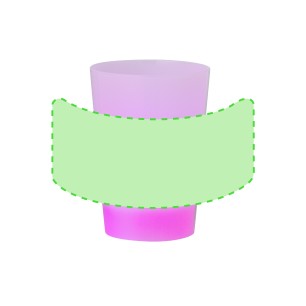 Armos - 340 ml. Lumières Led Multicolores. 2 Modes de Lumière, Fixe et Clignotante. Piles Bouton Incluses | PS
