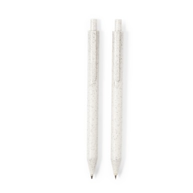 Onyx - Kugelschreiber. Bleistift: Minen 0,7 mm Inklusive | Weizenstroh