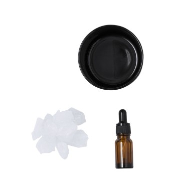 Sarenel - 10 Pierres de Cristal. Huile 10 ml. Arôme Lavande | Verre
