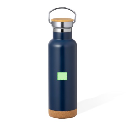 Dixont - 650 ml | Acier Inox/ Liège/ Bambou
