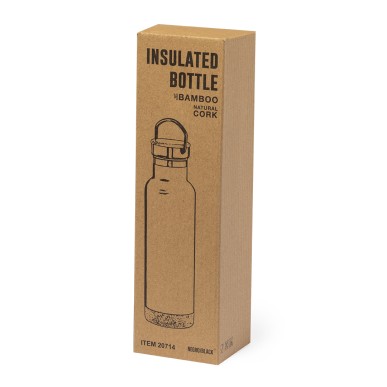 Dixont - 650 ml | Acier Inox/ Liège/ Bambou