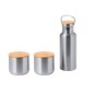 Dickinson - Wärme Flasche 500 ml. 2 Wärme Trinkbecher 300 ml | Rostfreier Stahl/ Bambus Dickinson - Wärme Flasche 500 ml. 2 Wärme Trinkbecher 300 ml | Rostfreier Stahl/ Bambus