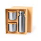 Dickinson - Wärme Flasche 500 ml. 2 Wärme Trinkbecher 300 ml | Rostfreier Stahl/ Bambus Dickinson - Wärme Flasche 500 ml. 2 Wärme Trinkbecher 300 ml | Rostfreier Stahl/ Bambus