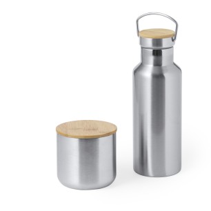 Debris - Wärme Flasche 500 ml. Wärme Trinkbecher 300 ml | Rostfreier S