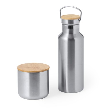 Debris - Wärme Flasche 500 ml. Wärme Trinkbecher 300 ml | Rostfreier S
