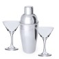 Cefiro - Shaker Acier Inox 550 ml. 2 Verres 150 ml Cefiro - Shaker Acier Inox 550 ml. 2 Verres 150 ml