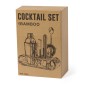 Hunton - Shaker 550 ml. 9 Accessoires | Bambou/ Acier Inox
