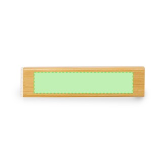 Godimer - 2200 mAh. USB Ausgang. Typ C Ausgänge und Eingang | Bambus/ Weizenstroh/ ABS