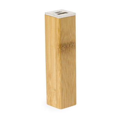 Godimer - 2200 mAh. USB Ausgang. Typ C Ausgänge und Eingang | Bambus/ 