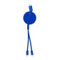 Freud - Ausziehbares Kabel. Anschluss Micro USB, Typ C und Lightning 5V DC 2.4A | Reclycling Aluminium Freud - Ausziehbares Kabel. Anschluss Micro USB, Typ C und Lightning 5V DC 2.4A | Reclycling Aluminium