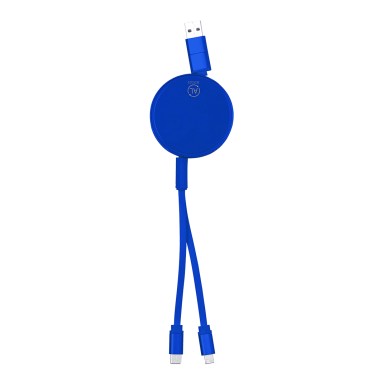 Freud - Ausziehbares Kabel. Anschluss Micro USB, Typ C und Lightning 5