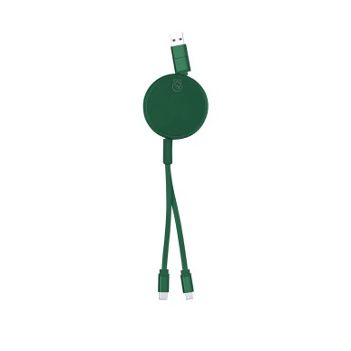 Freud - Ausziehbares Kabel. Anschluss Micro USB, Typ C und Lightning 5