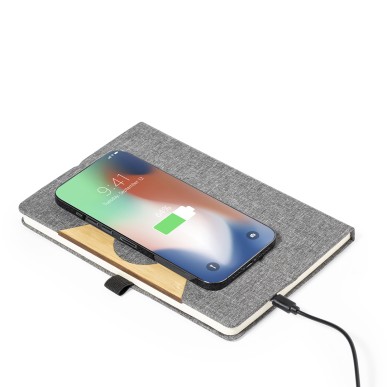 Dalou - Drahtlos 15W. Hardcover-Abdeckung. 80 Blätter | Polyester 300D